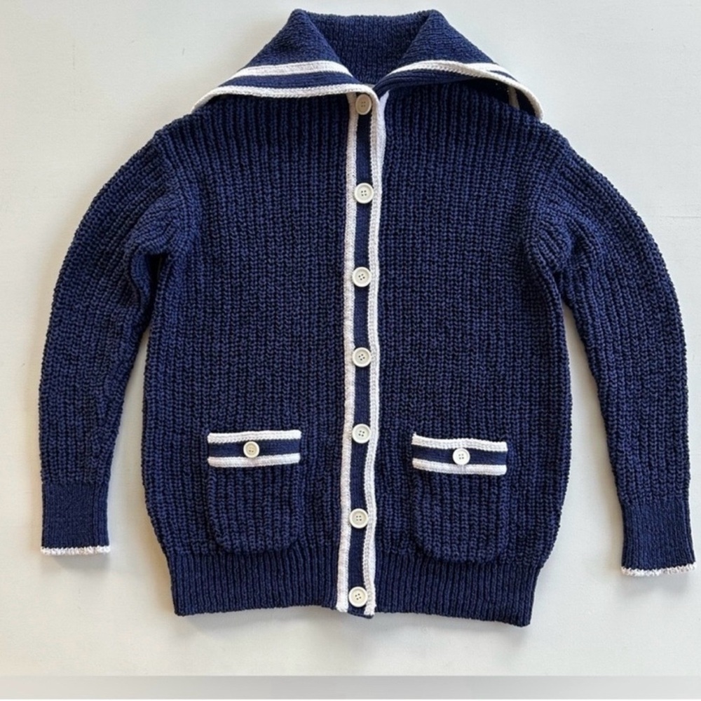 J. Crew Textured Sailor Cardigan - Picture 3 of 8